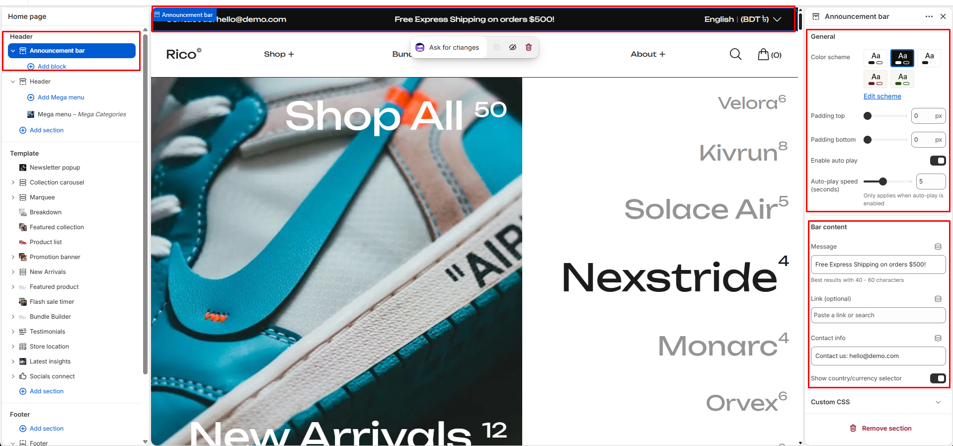 Documentation screenshot