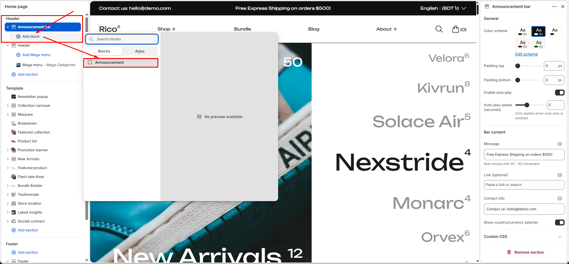 Documentation screenshot