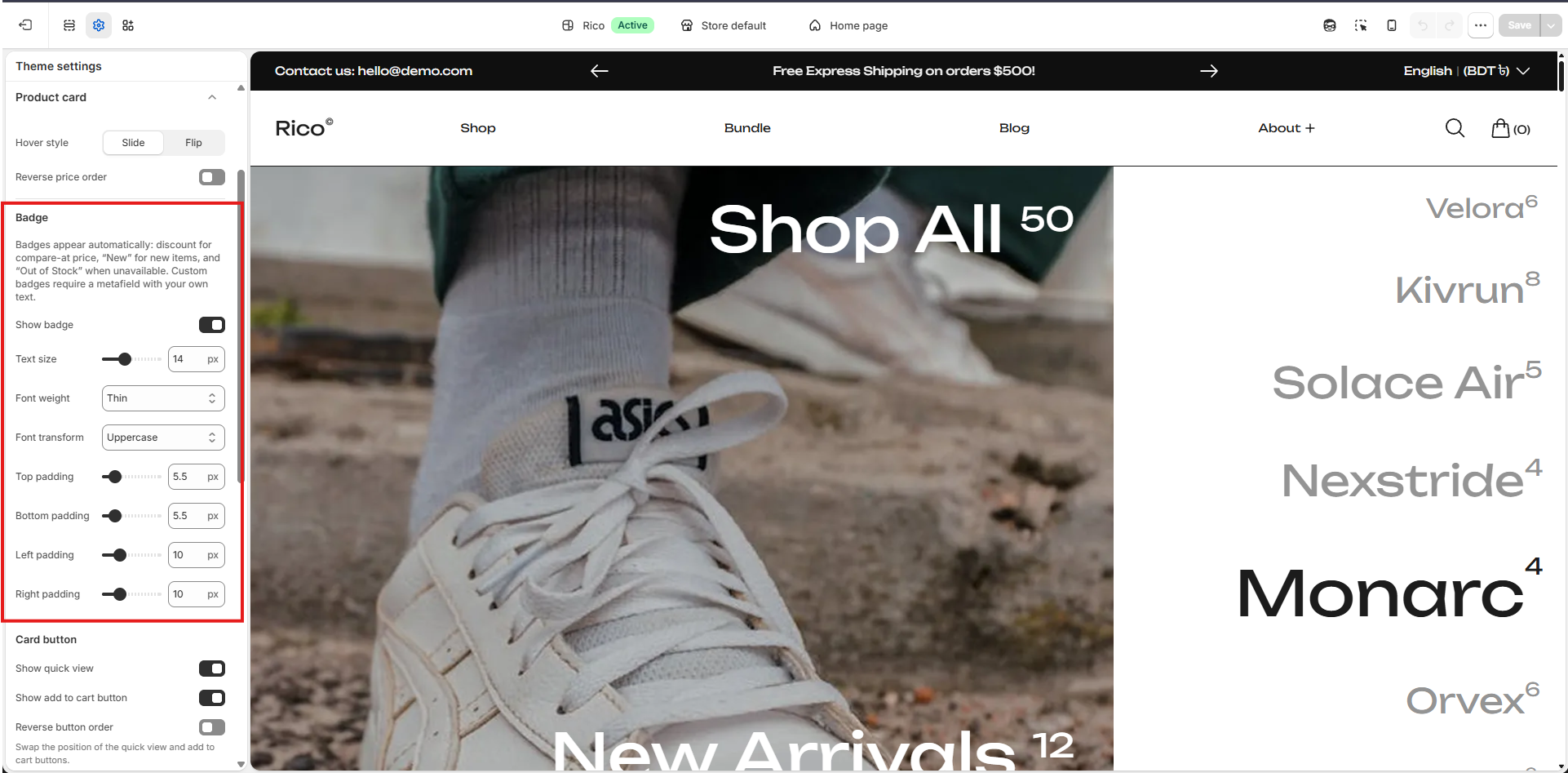 Documentation screenshot