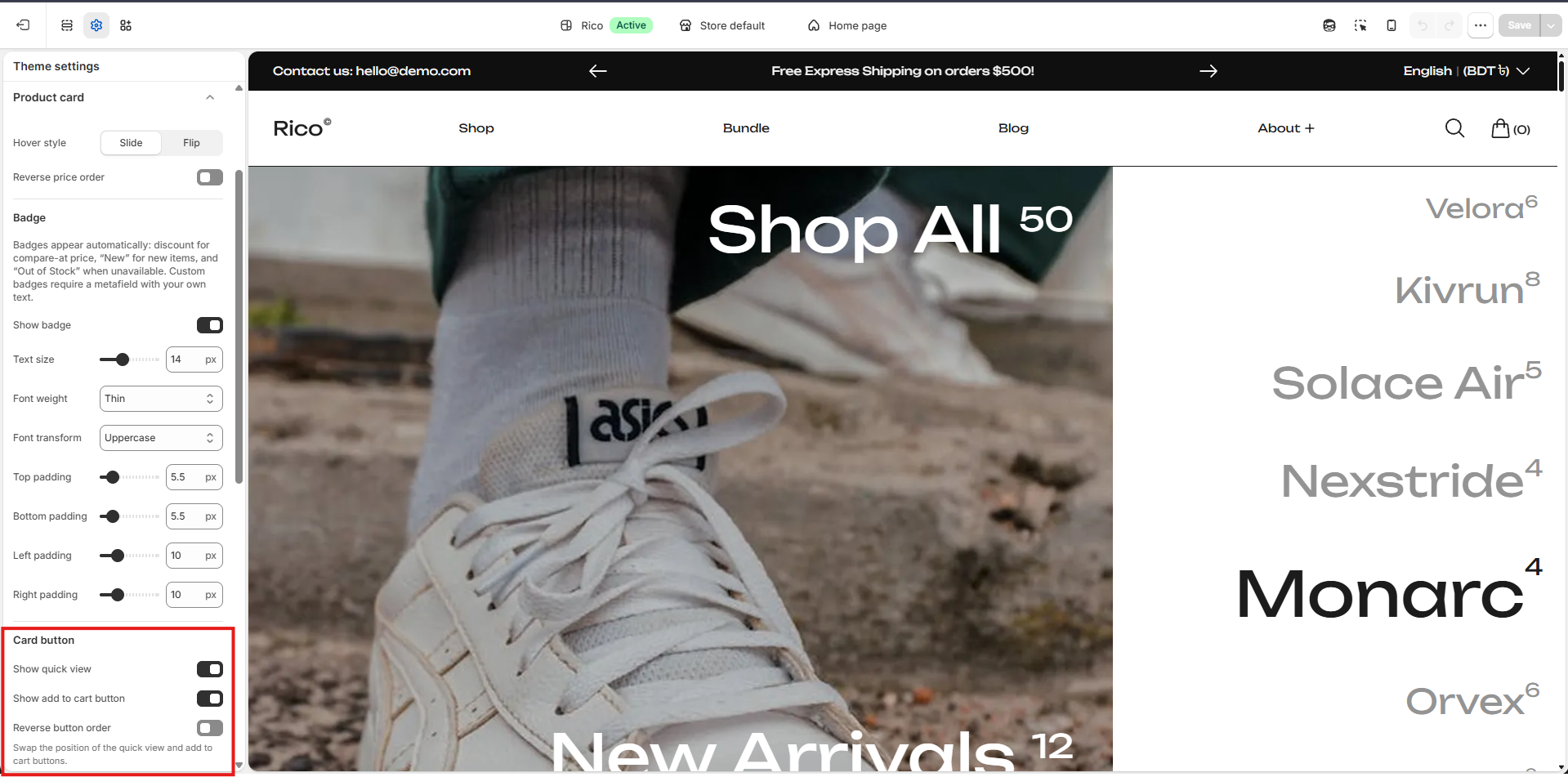 Documentation screenshot