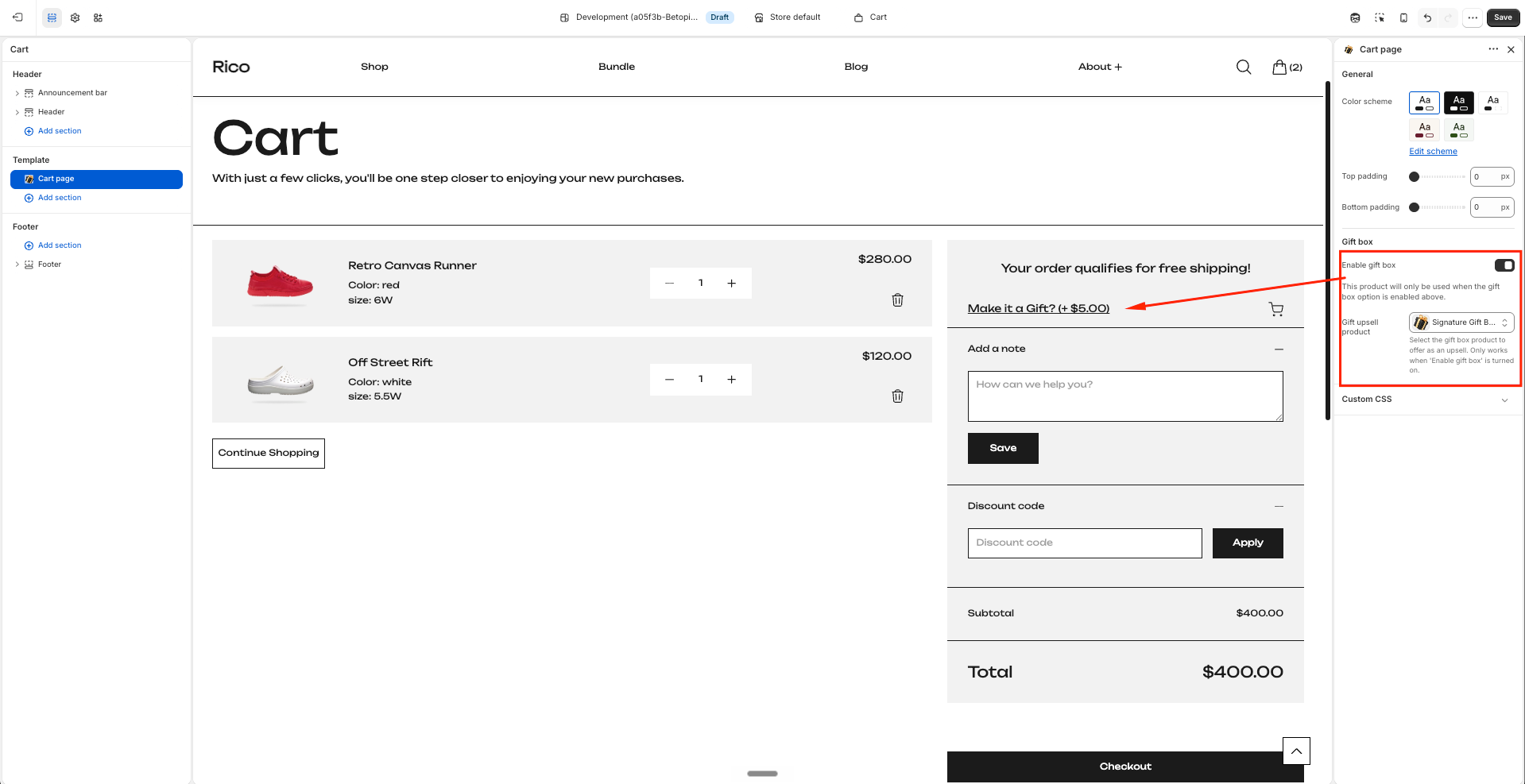 Documentation screenshot