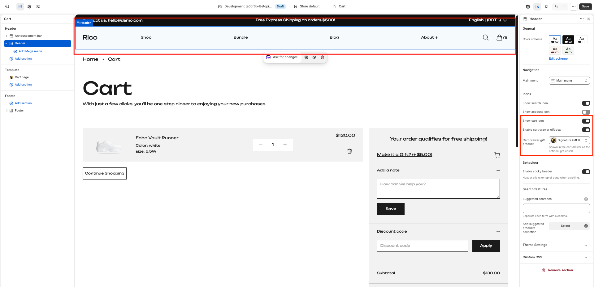Documentation screenshot