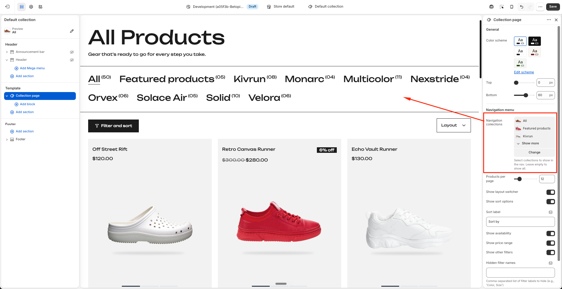 Documentation screenshot
