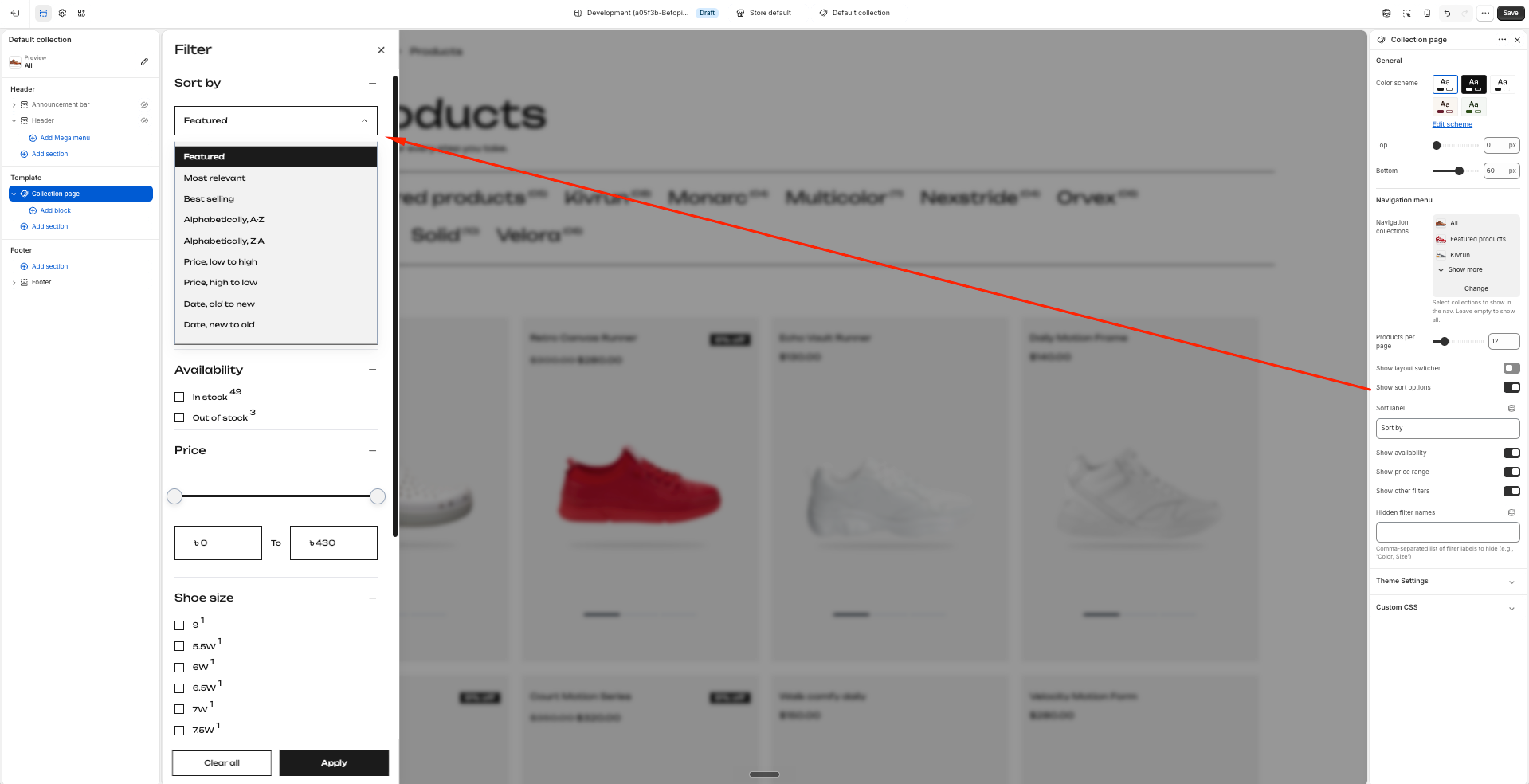 Documentation screenshot