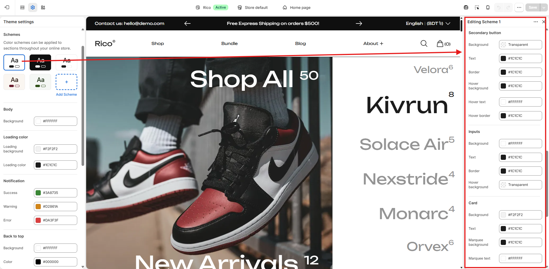 Documentation screenshot