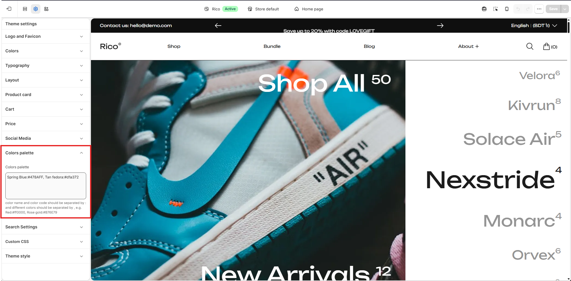 Documentation screenshot