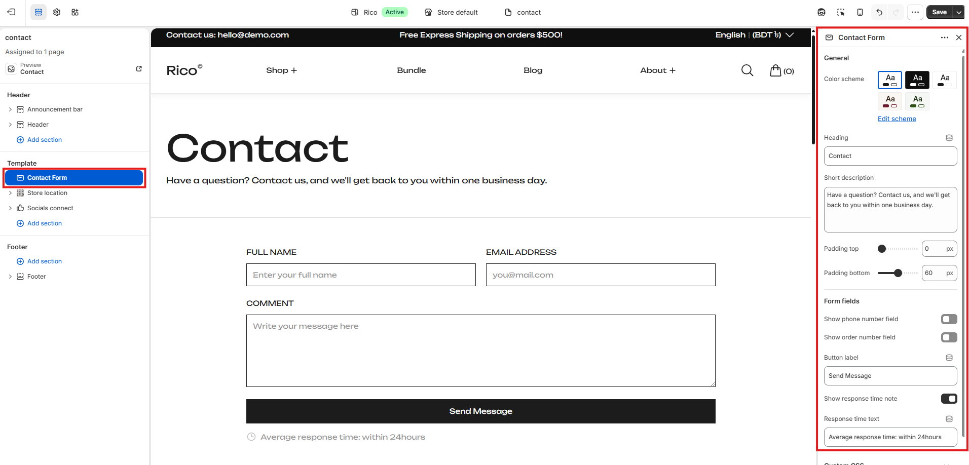 Documentation screenshot