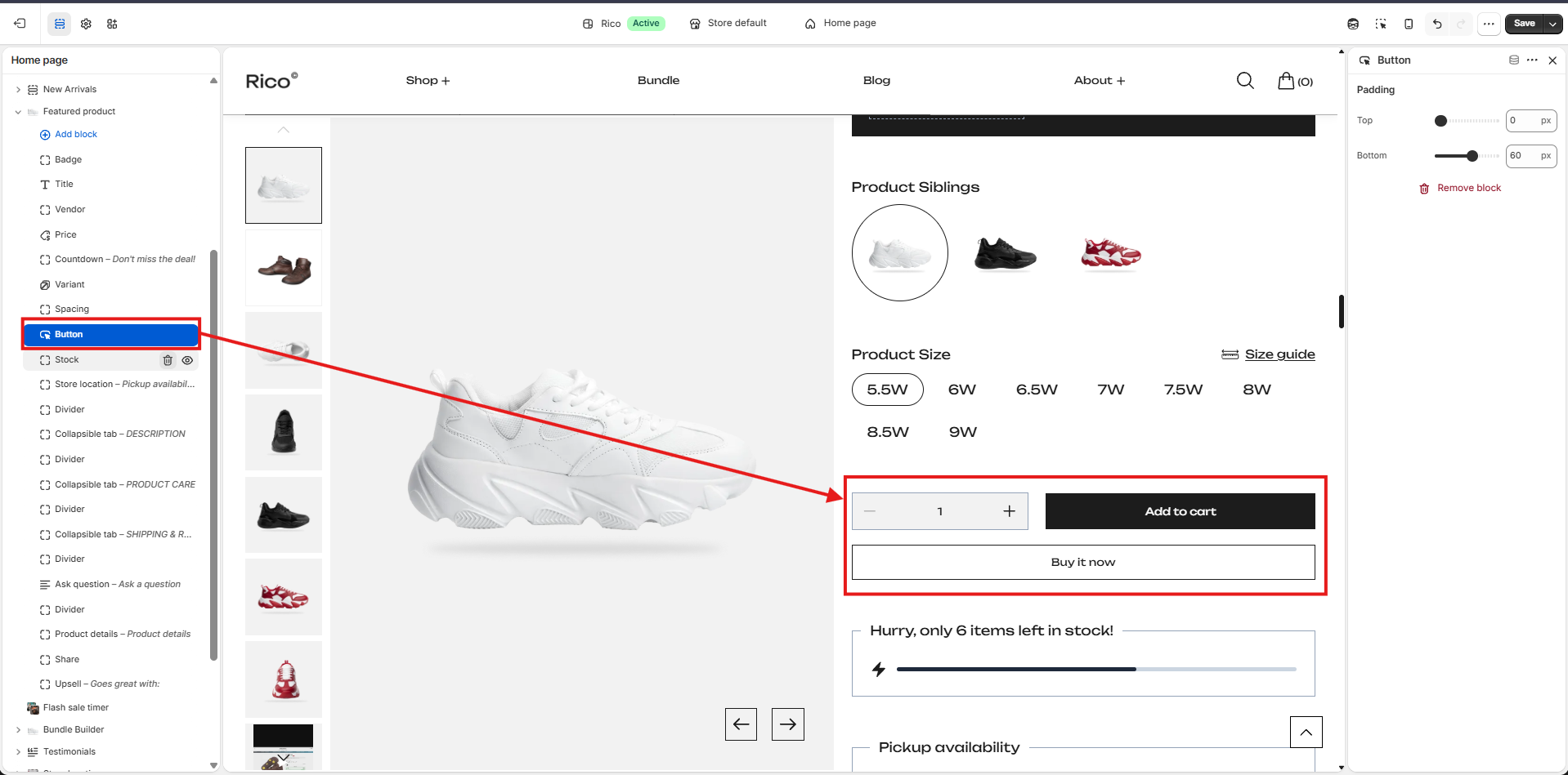 Documentation screenshot