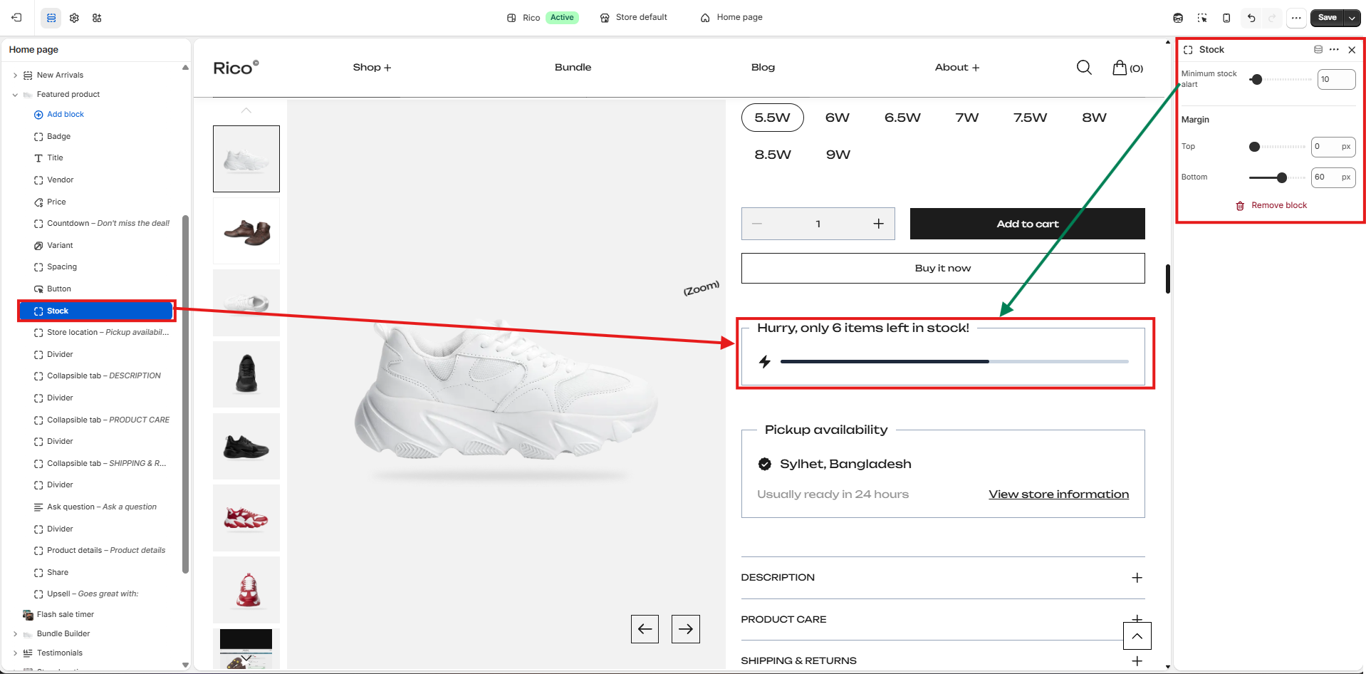 Documentation screenshot