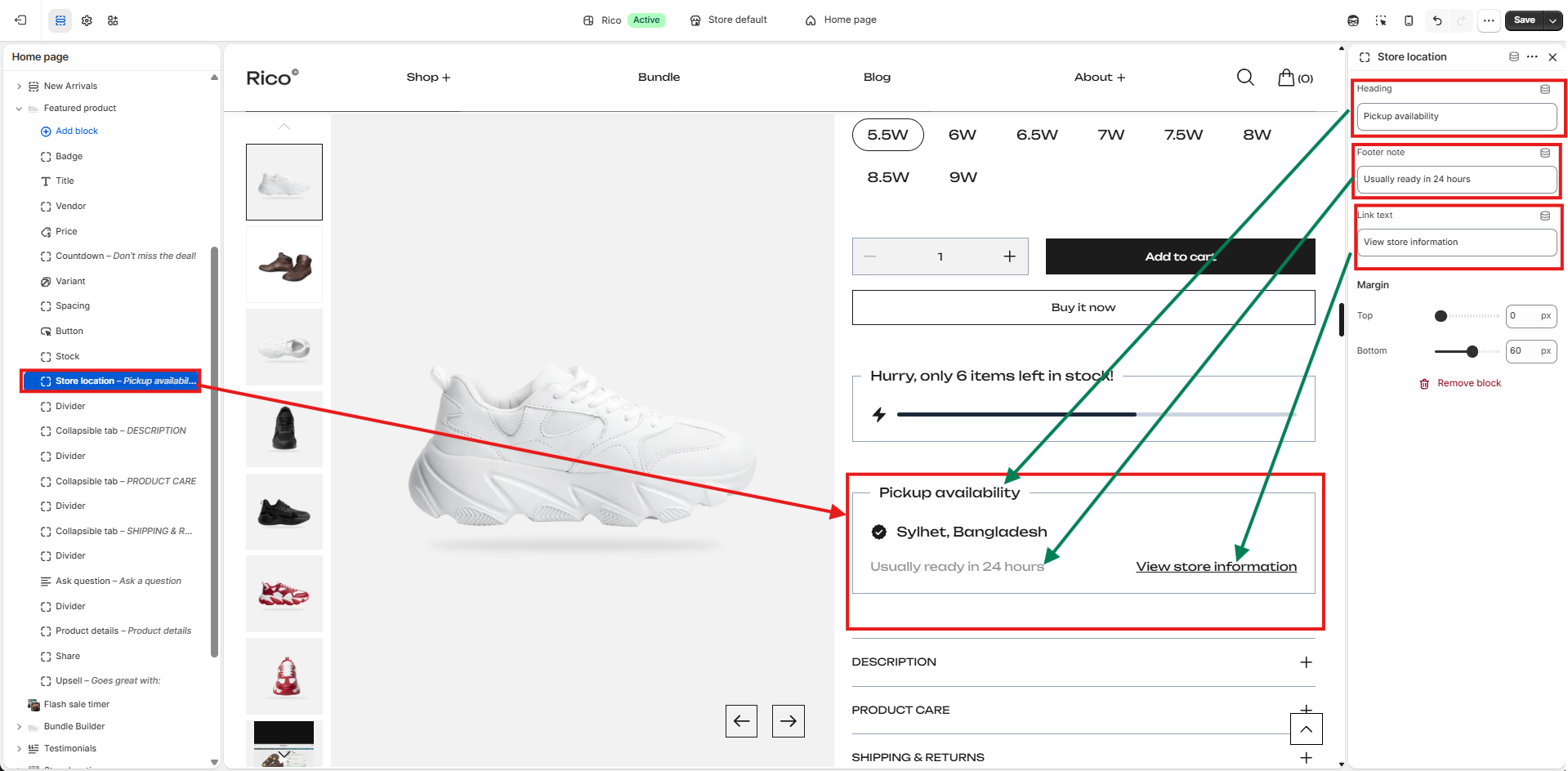 Documentation screenshot