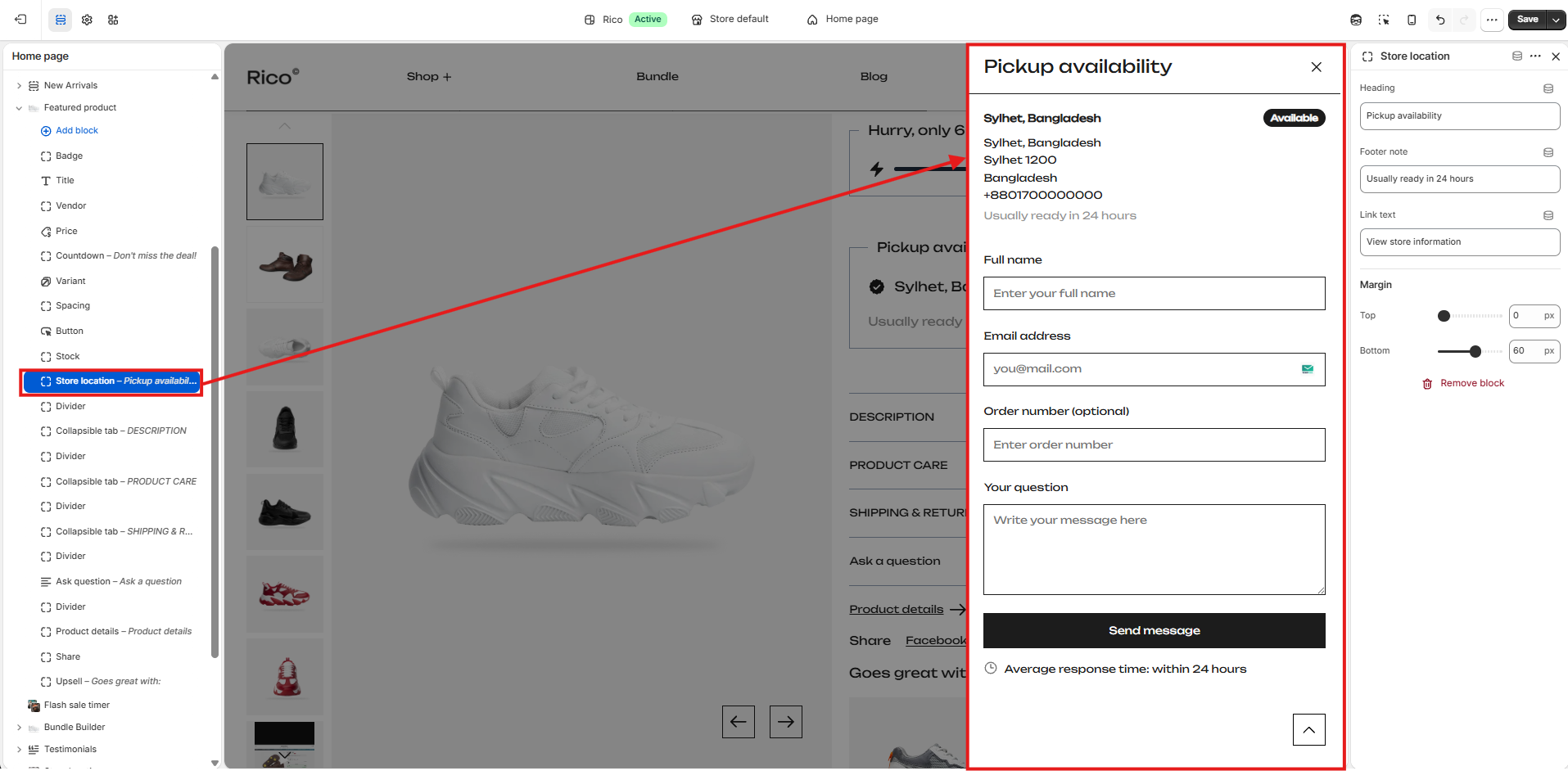 Documentation screenshot