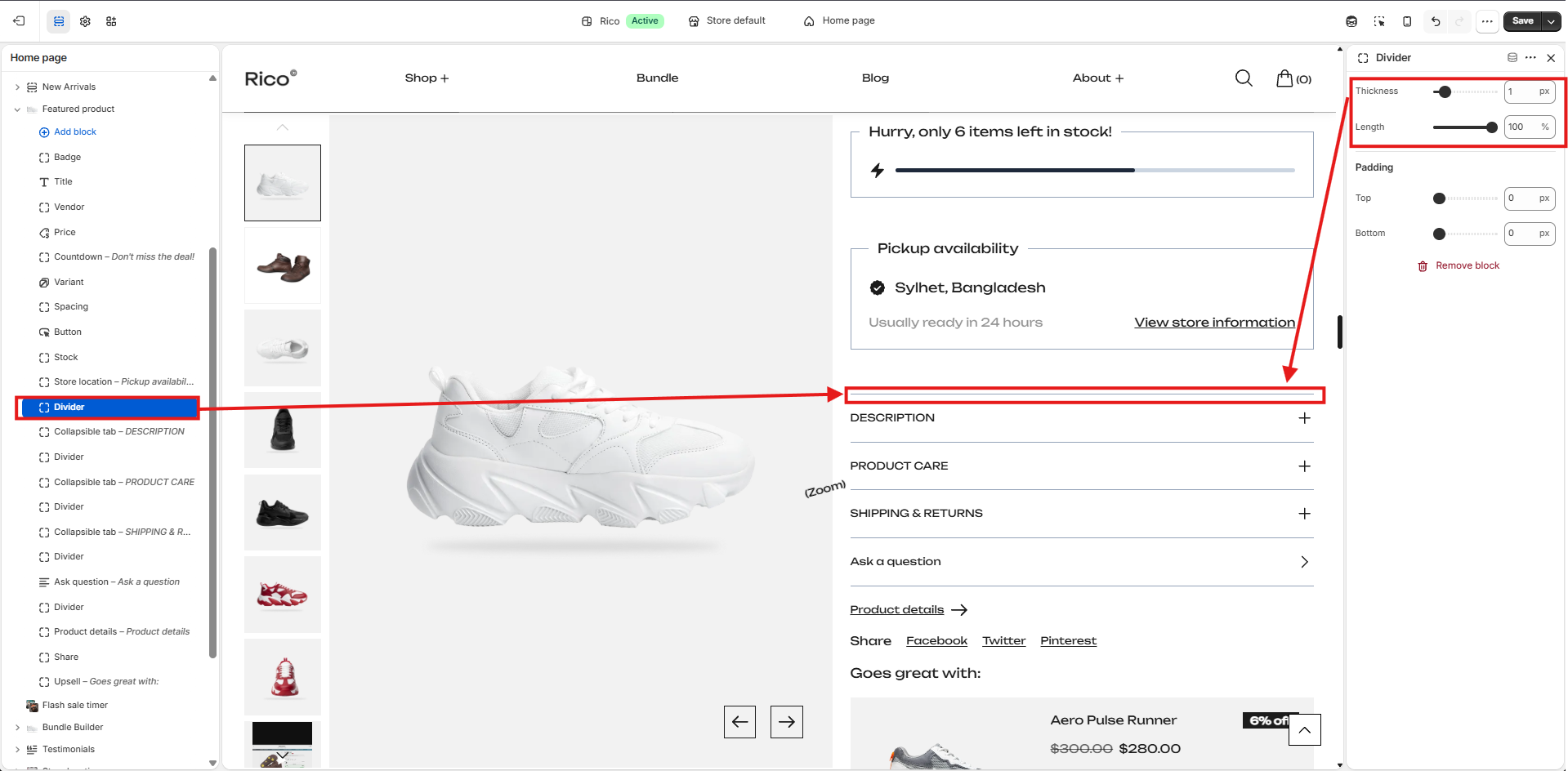 Documentation screenshot