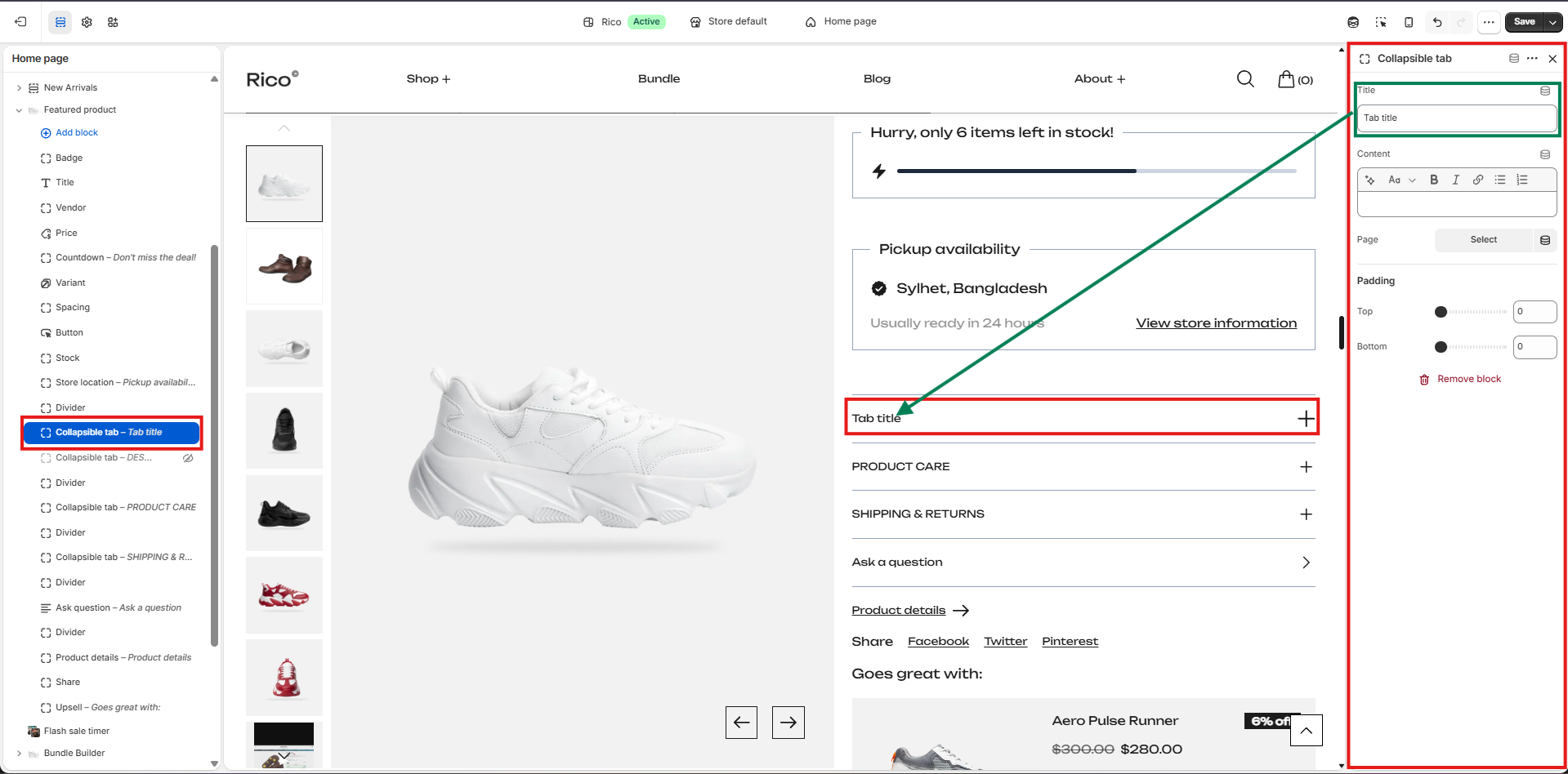 Documentation screenshot