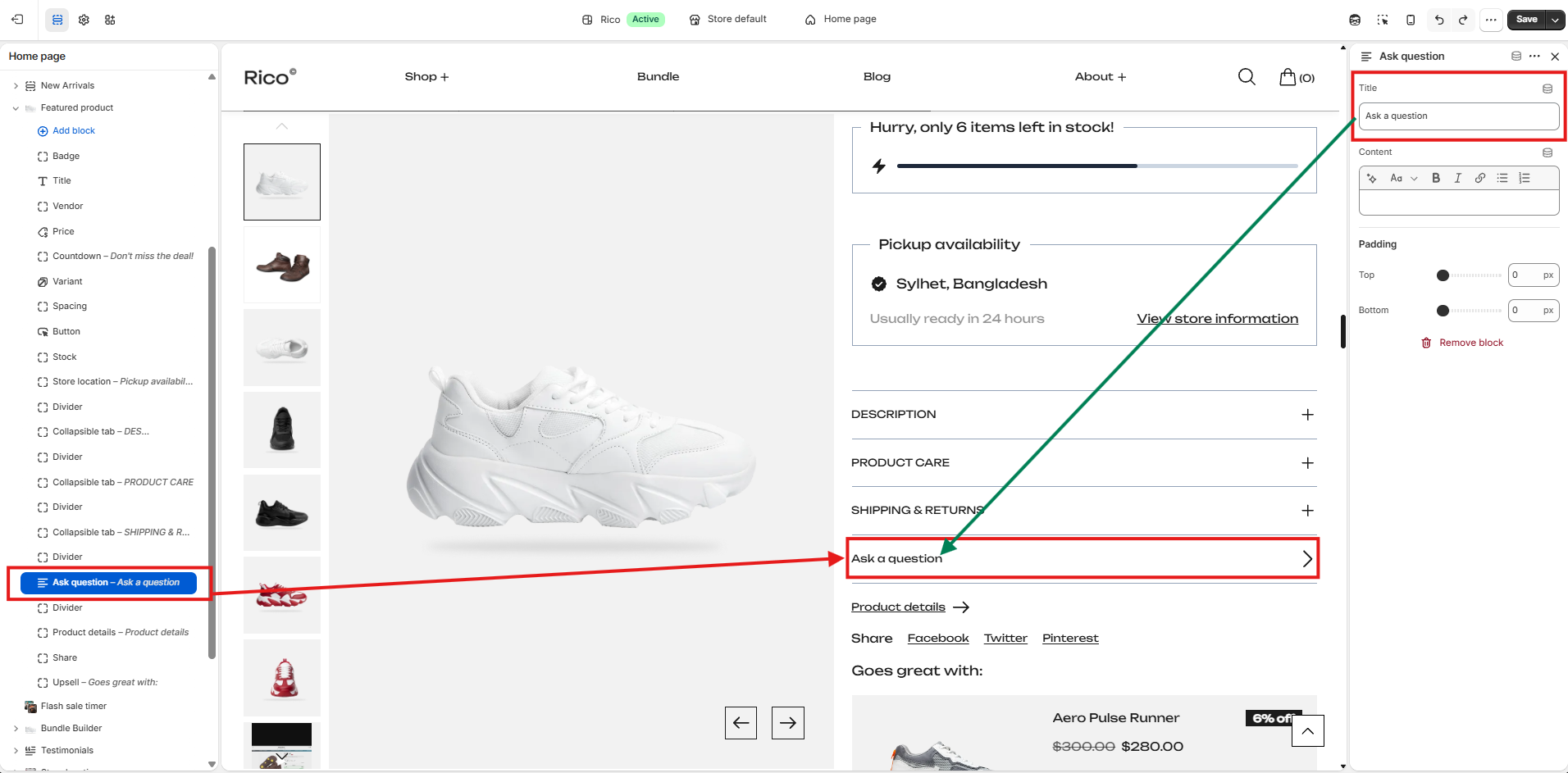 Documentation screenshot