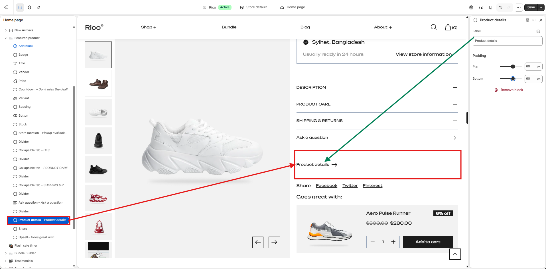 Documentation screenshot