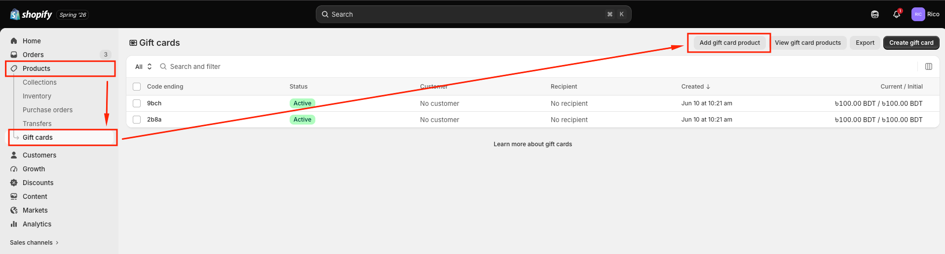 Documentation screenshot