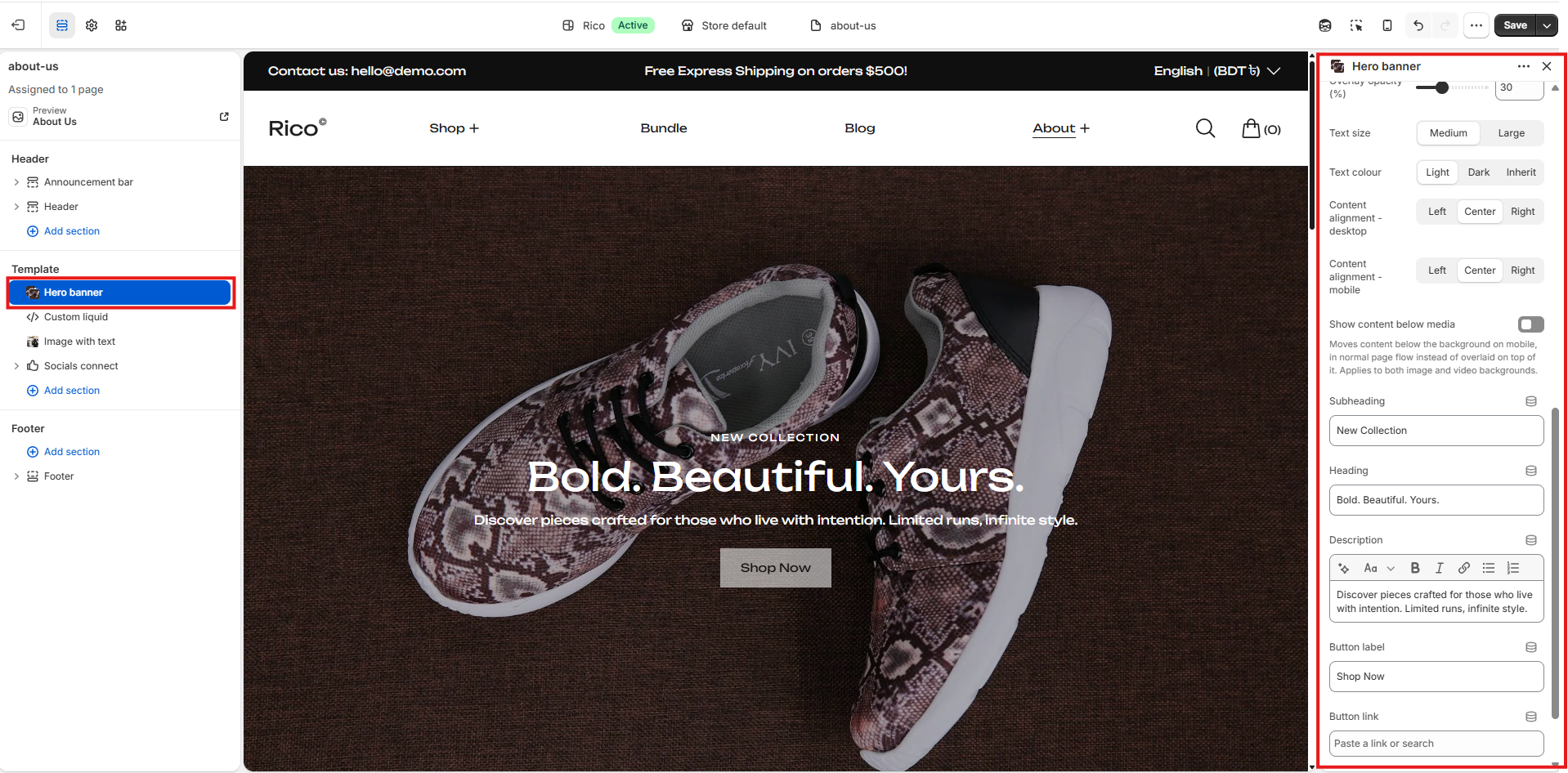 Documentation screenshot