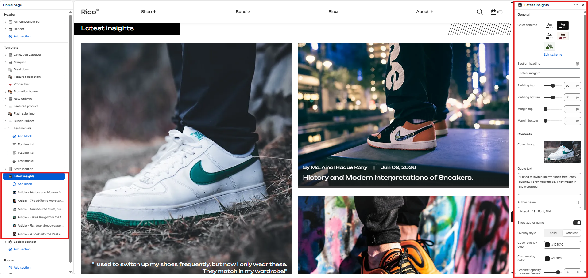 Documentation screenshot
