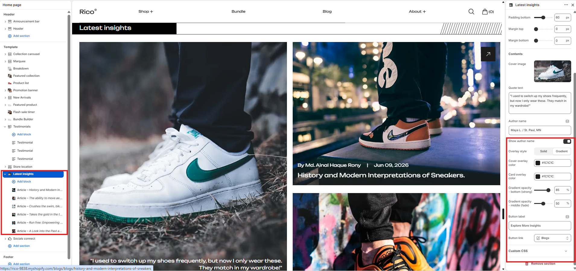 Documentation screenshot