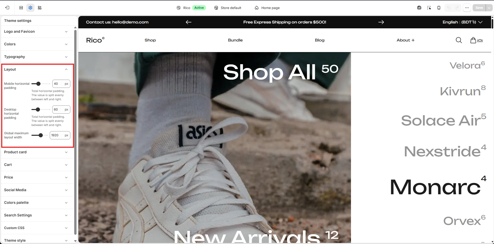 Documentation screenshot
