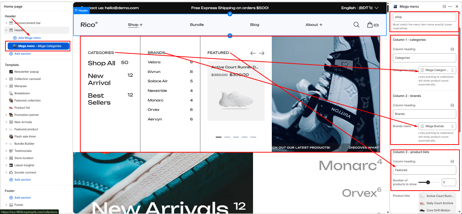 Documentation screenshot