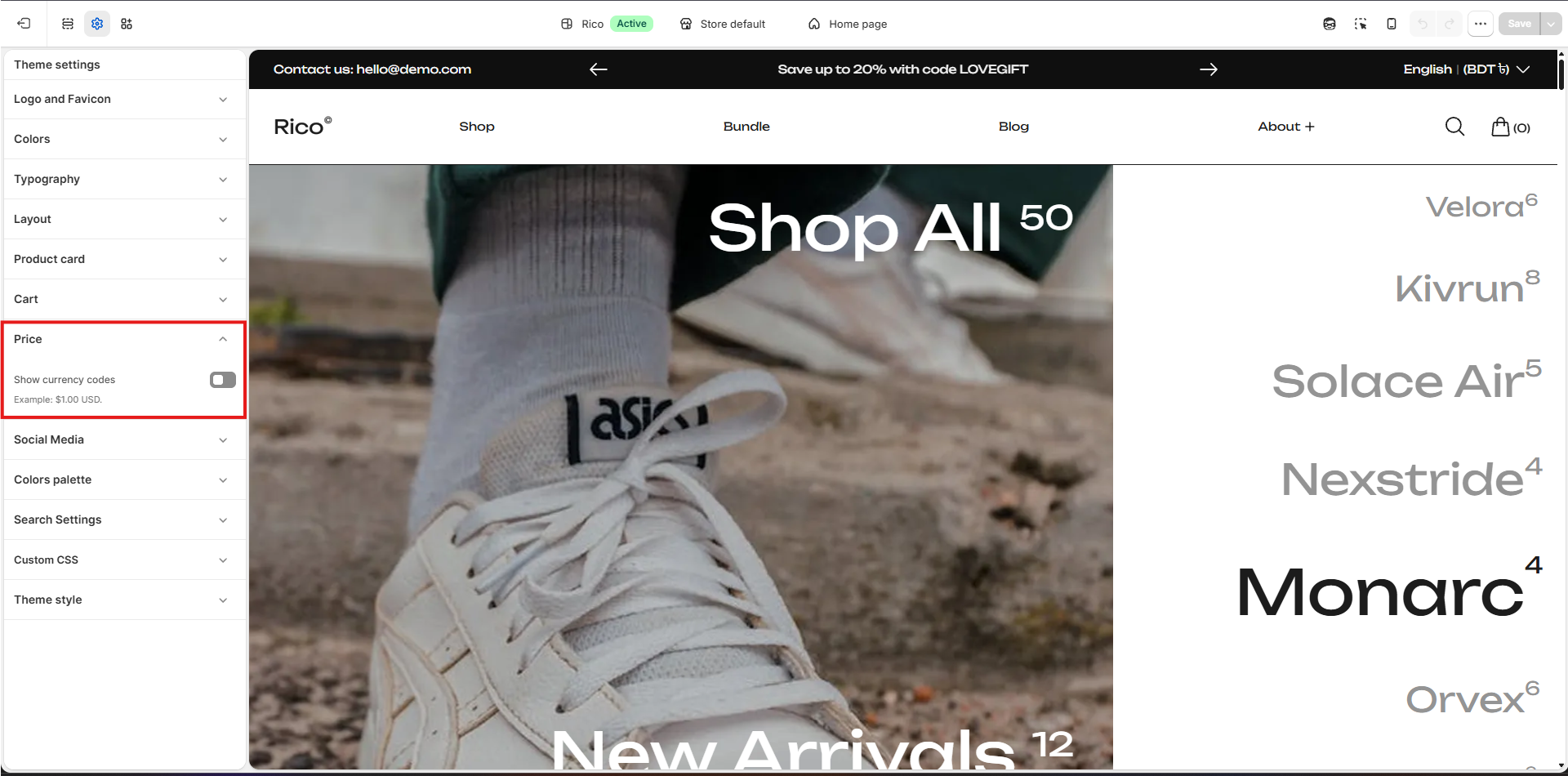 Documentation screenshot