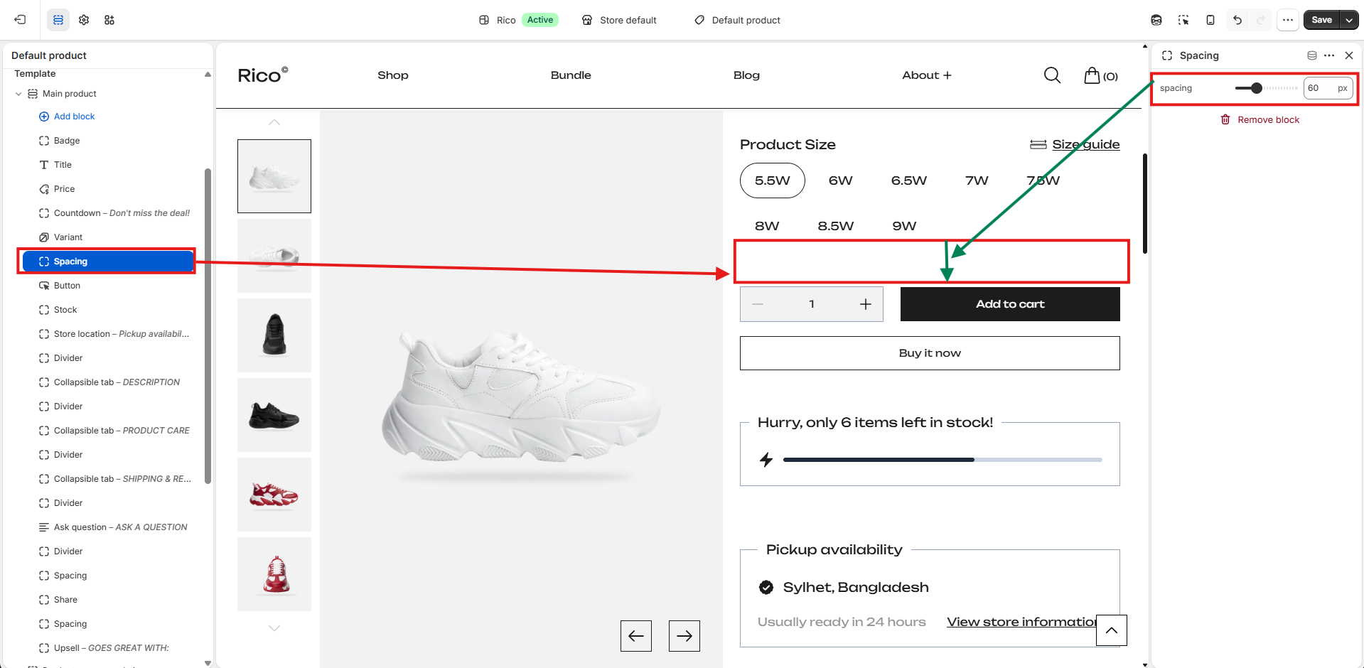 Documentation screenshot
