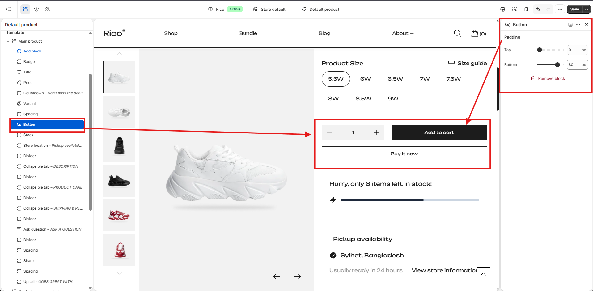 Documentation screenshot