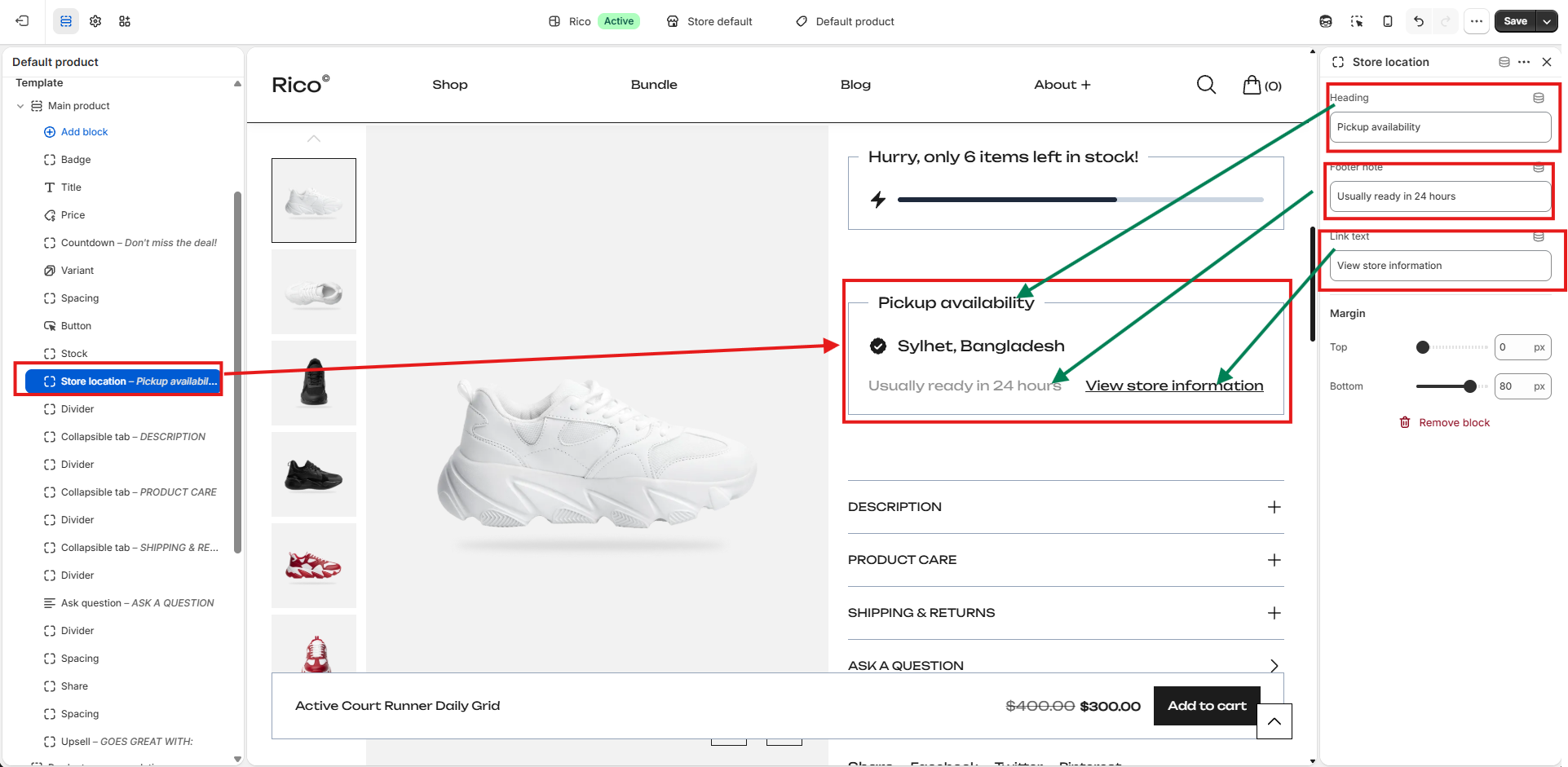 Documentation screenshot
