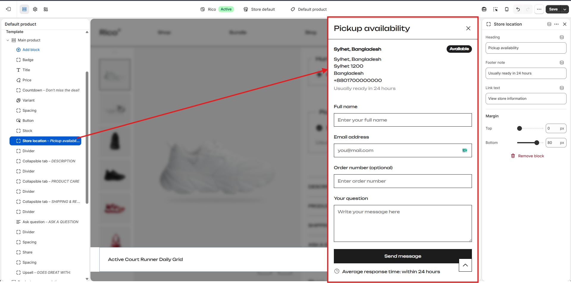 Documentation screenshot