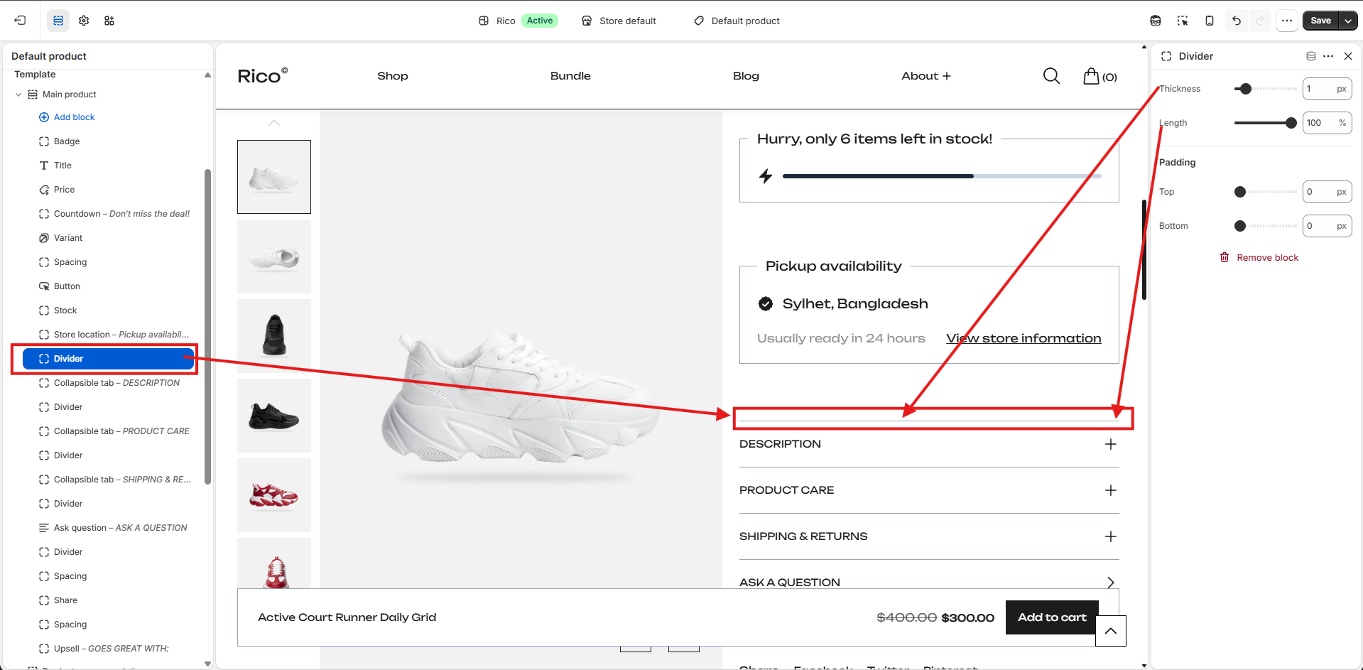 Documentation screenshot