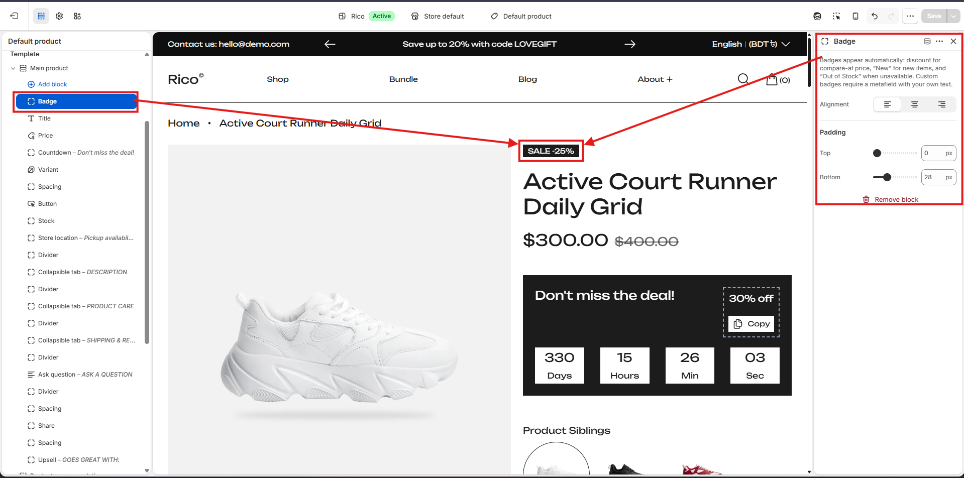 Documentation screenshot