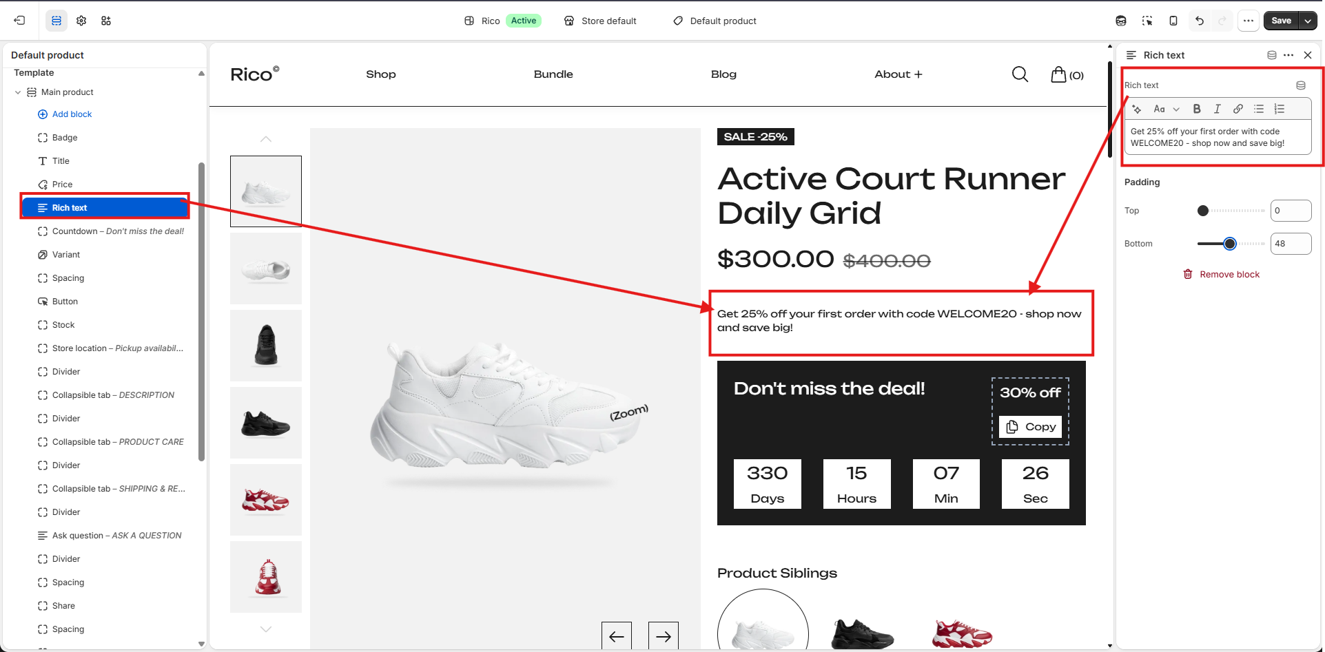 Documentation screenshot