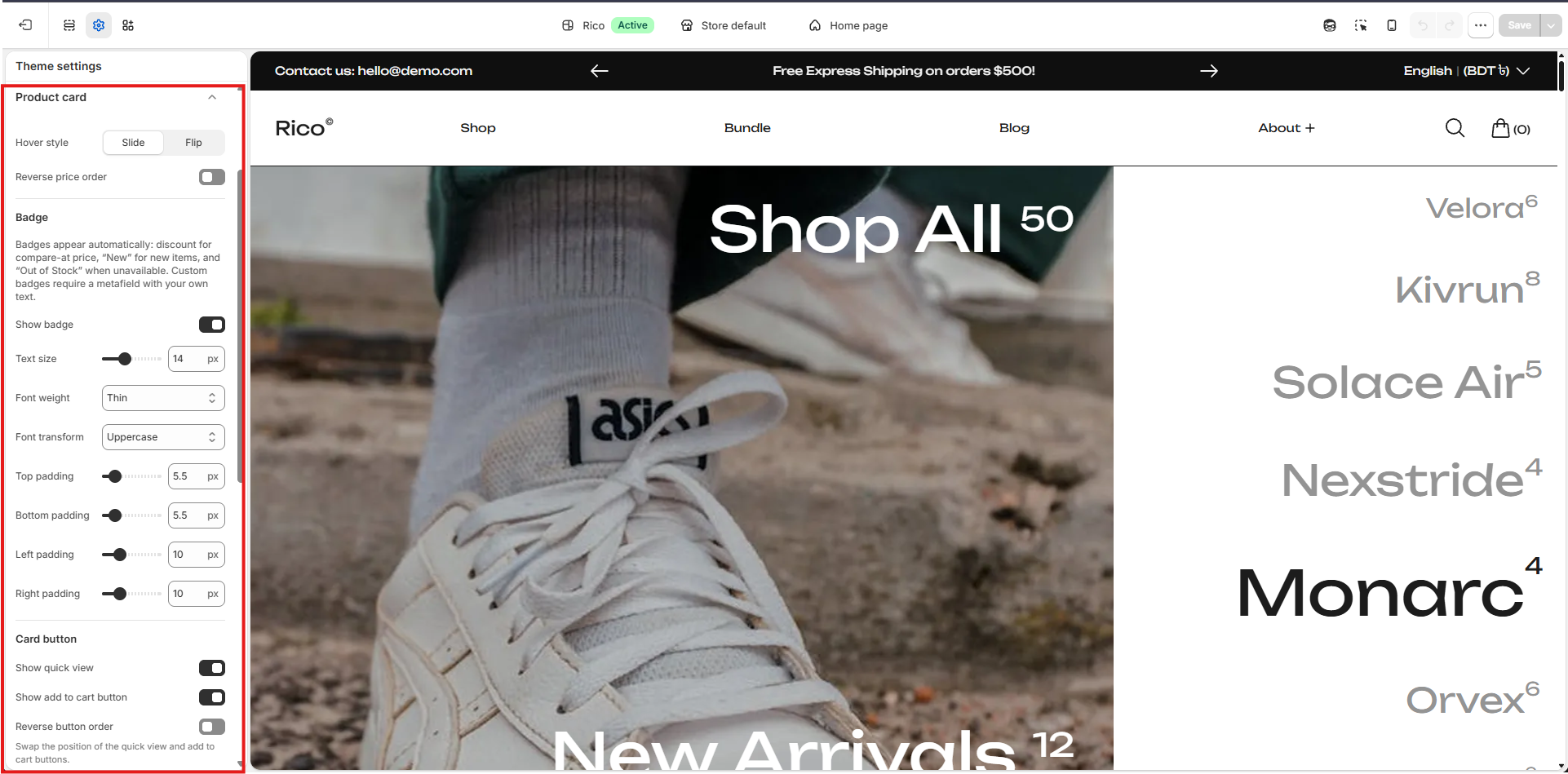 Documentation screenshot