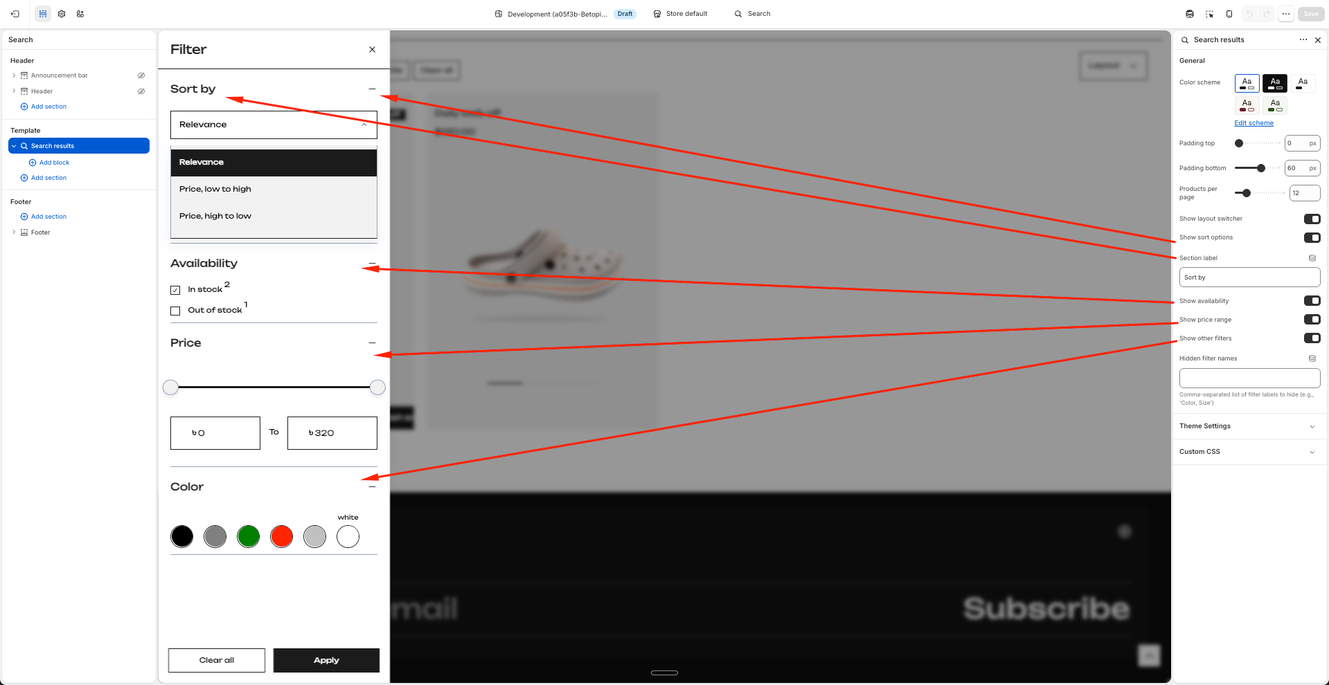 Documentation screenshot