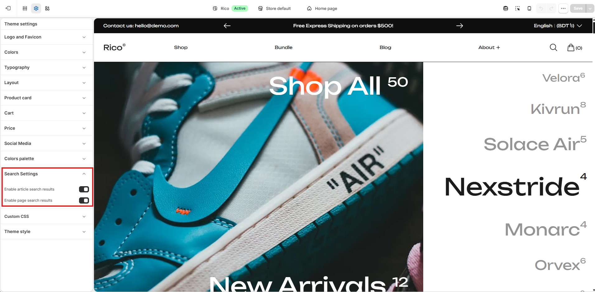 Documentation screenshot