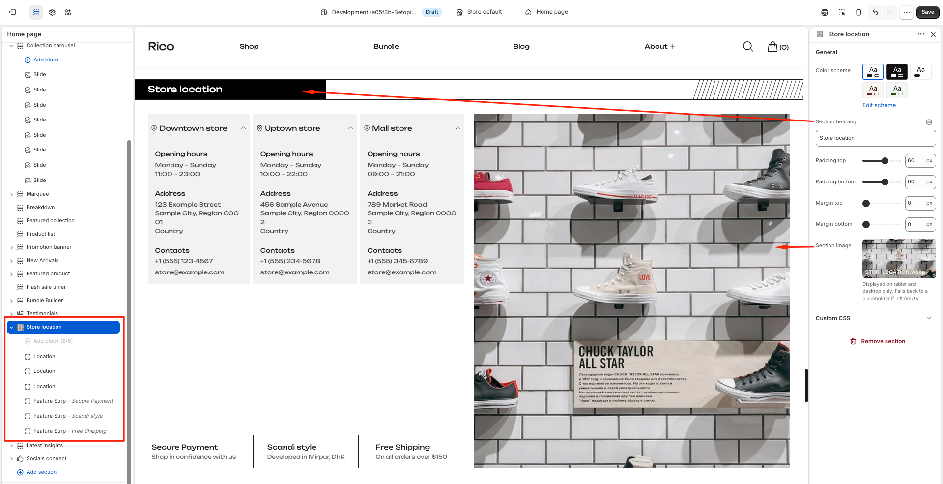 Documentation screenshot
