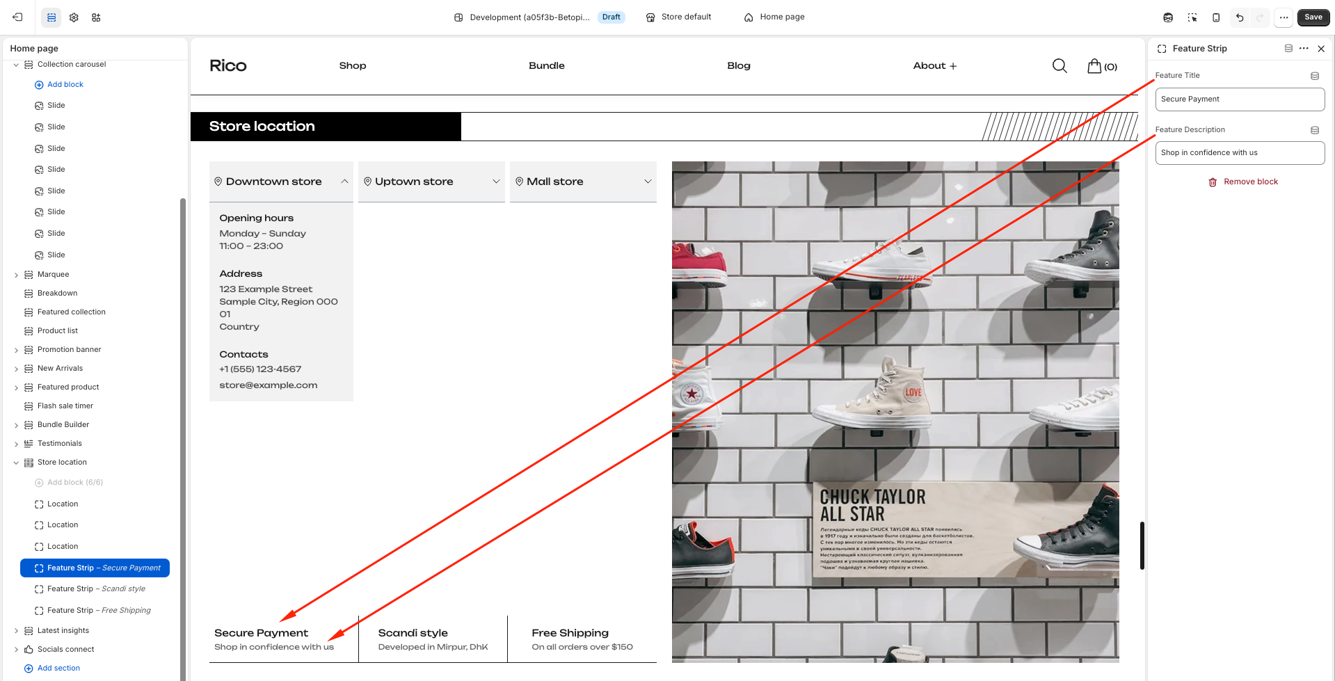 Documentation screenshot